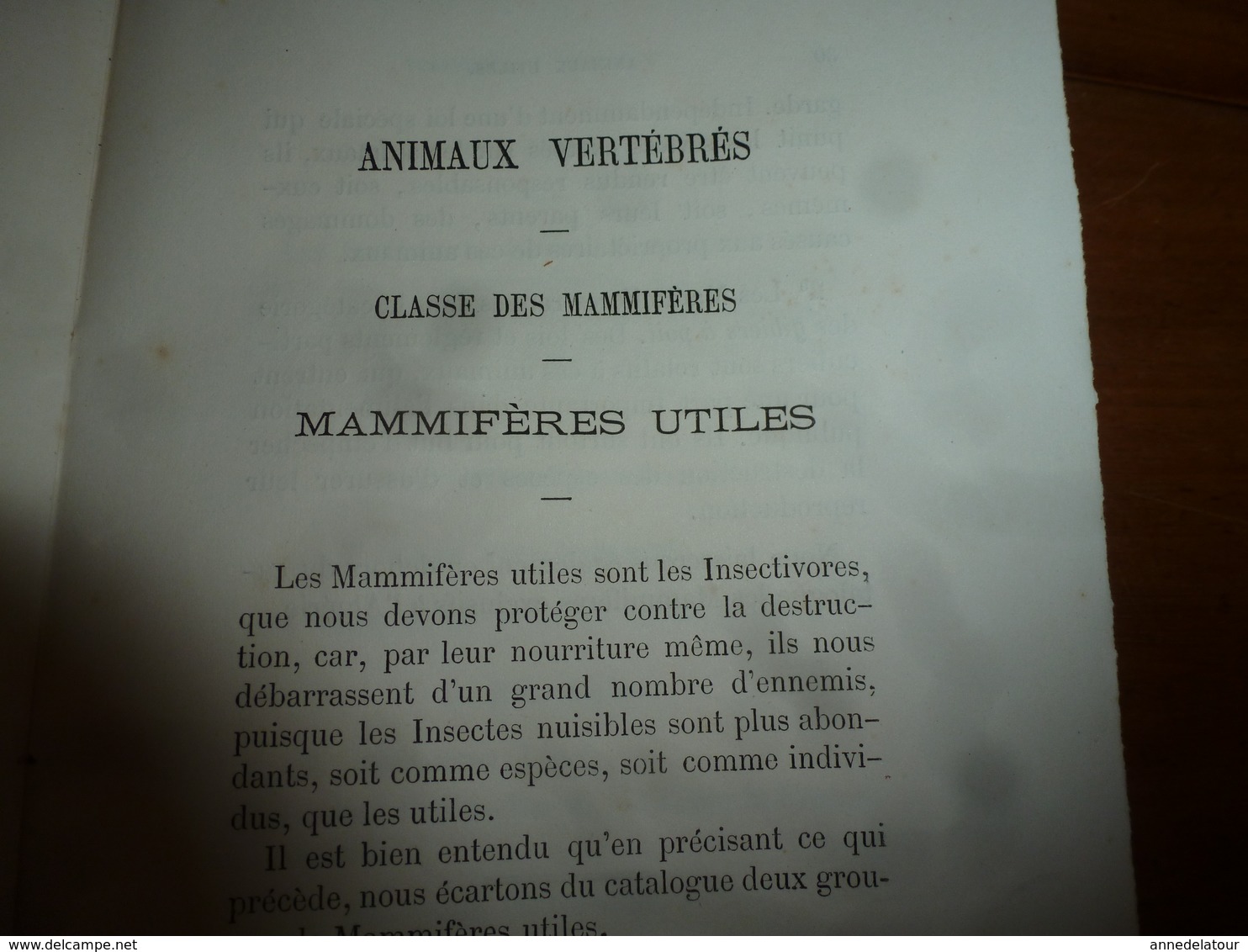 1878 Catalogue raisonné des ANIMAUX UTILES - par Maurice Girard docteur ès Sciences Naturelles