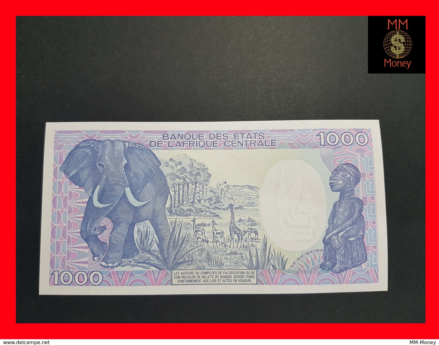 Chad 1.000 1000 Francs  1.1.1992  P. 10 A   UNC - Chad