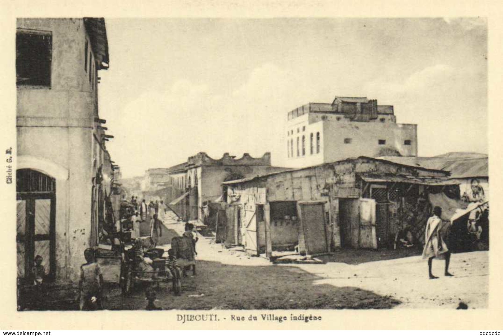 DJIBOUTI Rue Du Village Indigène    RV - Djibouti