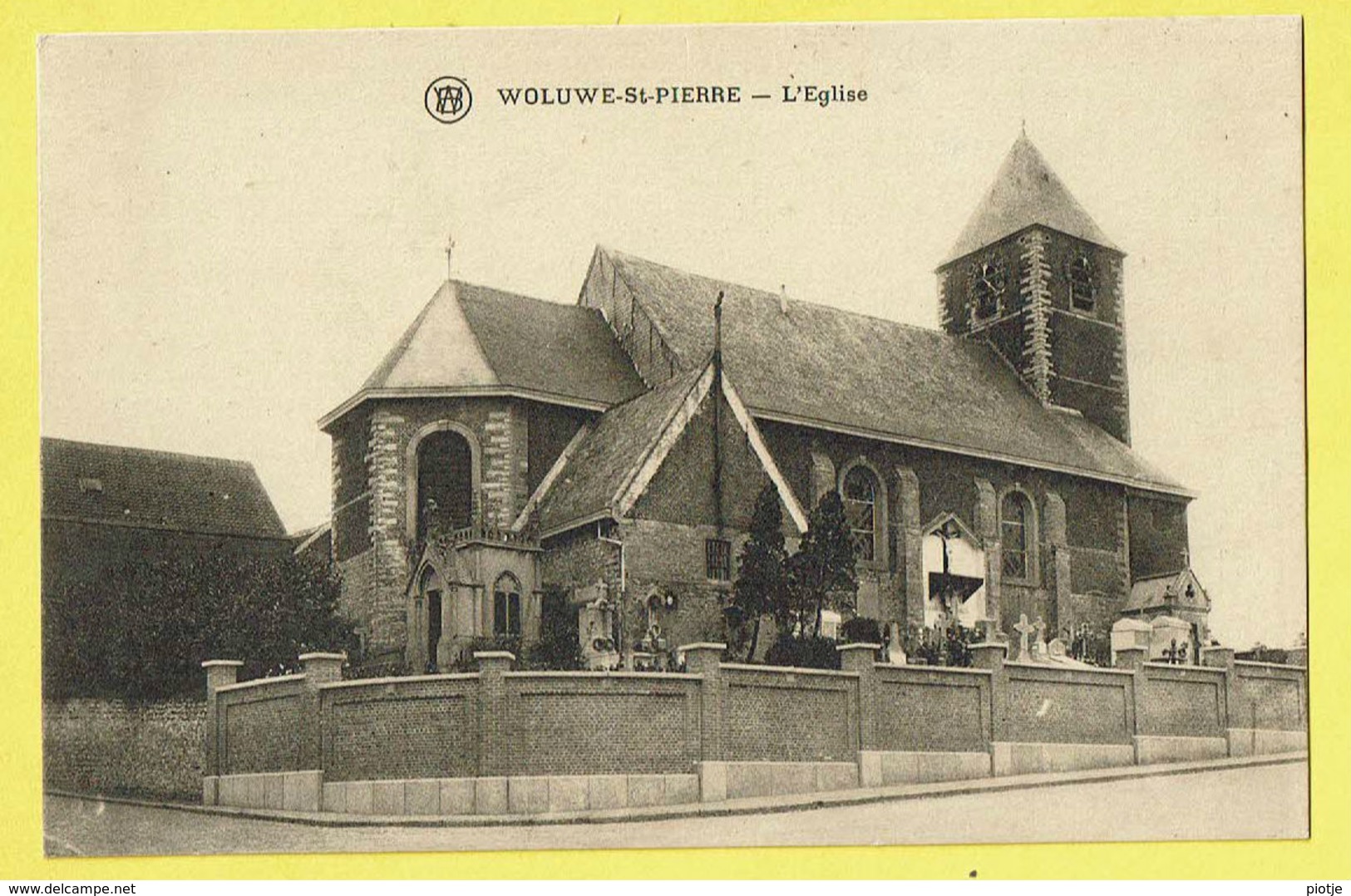 * Sint Pieters Woluwe - Woluwe Saint Pierre (Bruxelles) * (Walschaerts) L'église, Kerk, Church, Kirche, Rare, Old - Woluwe-St-Pierre - St-Pieters-Woluwe