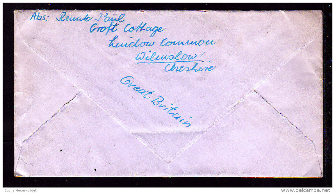 1962 - Bunte Frankatur Auf Brief Ab Wilmslow Nach Hamburg - Lettres & Documents