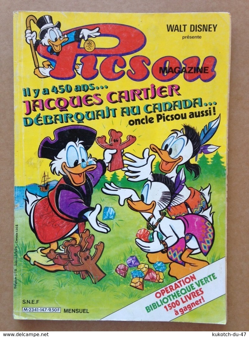 Disney - Picsou Magazine ° Année 1984 - N°147 (avec Grand Défaut D'usure) - Picsou Magazine