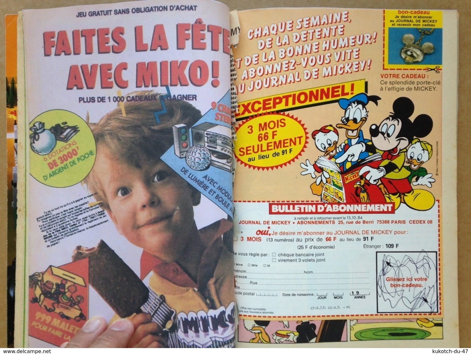 Disney - Picsou Magazine ° Année 1984 - N°147 (avec Grand Défaut D'usure) - Picsou Magazine