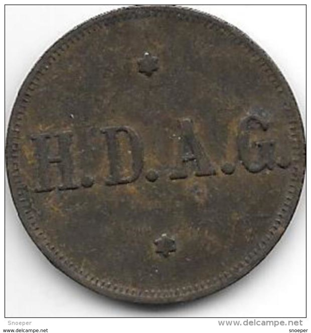 *notgeld  Hamburg H.D.A.G Faehrzeichen !!!!! - Other & Unclassified