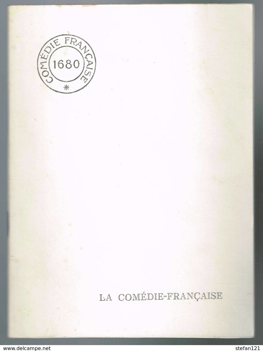 La Comédie Française Sylvie Chevalley - 1961 - 48 Pages 18,2 X 13,5 Cm - Autres & Non Classés