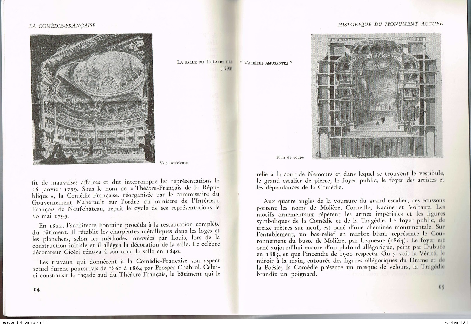La Comédie Française Sylvie Chevalley - 1961 - 48 Pages 18,2 X 13,5 Cm - Autres & Non Classés