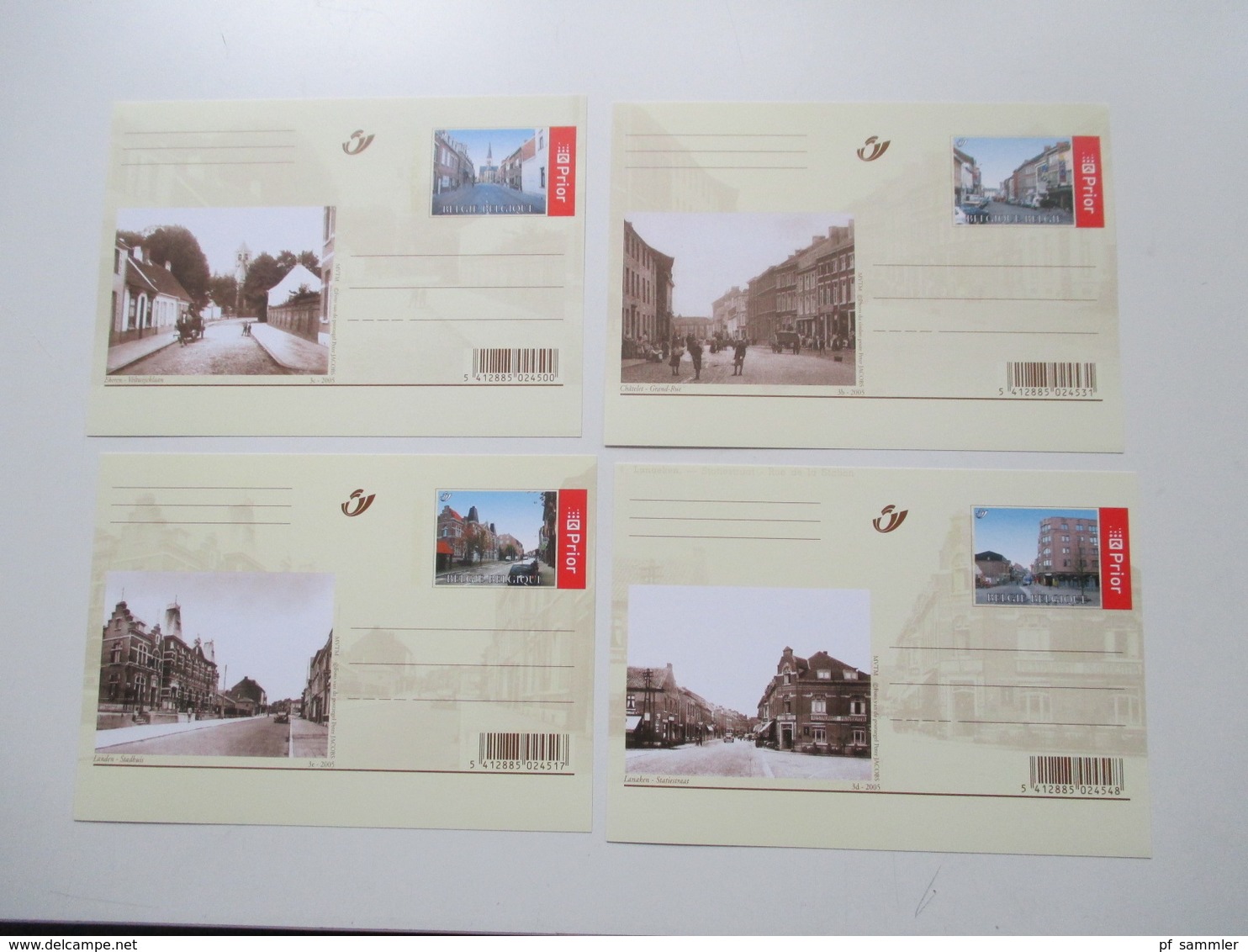 Belgien Posten GA Karten / Umschläge ca. 1975  - 2005 insgesamt 210 Stück ungebraucht und z.T. gelaufen! Lagerposten