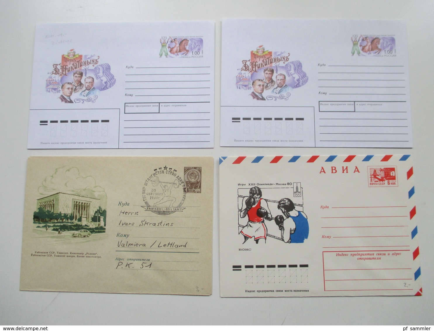 Russland / UDSSR Posten GA Karten / Umschläge Ca. 1970er Jahre  - 2001 Insgesamt 240 Stück Ungebraucht / SST Lagerposten - Collezioni