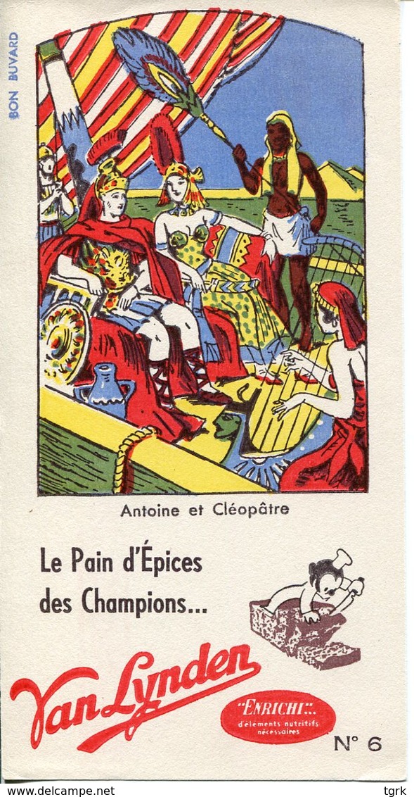 BUVARD Pain D'épices Des Champions VAN LYNDEN - Pain D'épices