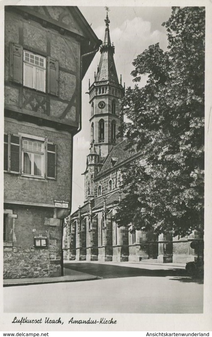 004951  Luftkurort Urach - Amandus Kirche - Bad Urach