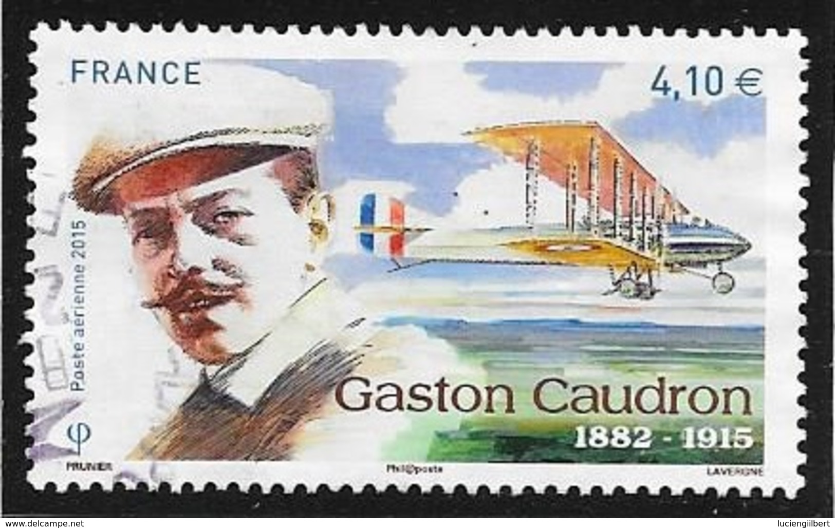 PA N 79 -  GASTON CAUDRON  -  2015  -  OBLITERE - Oblitérés