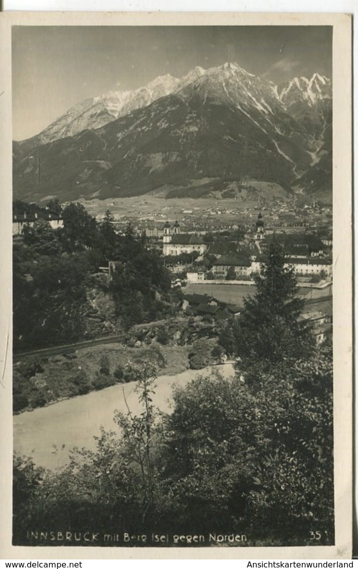 004971  Innsbruck Mit Berg Isel Gegen Norden - Innsbruck