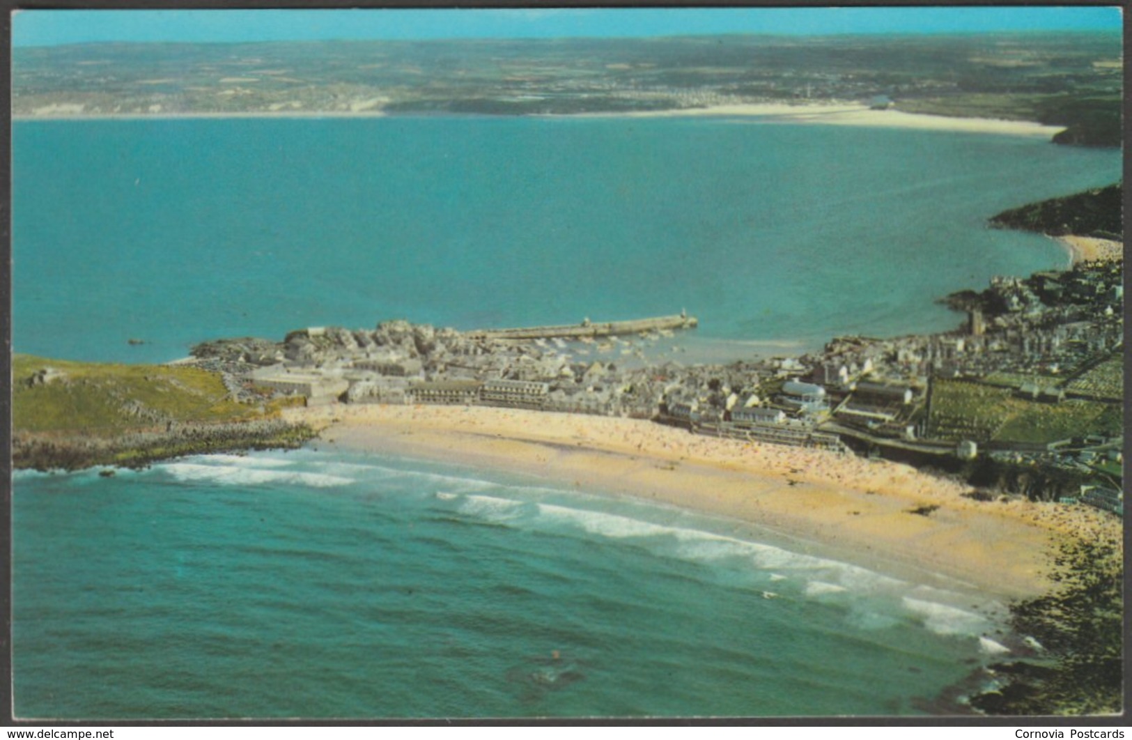 Aerial View, St Ives, Cornwall, C.1970 - Airviews Postcard - St.Ives