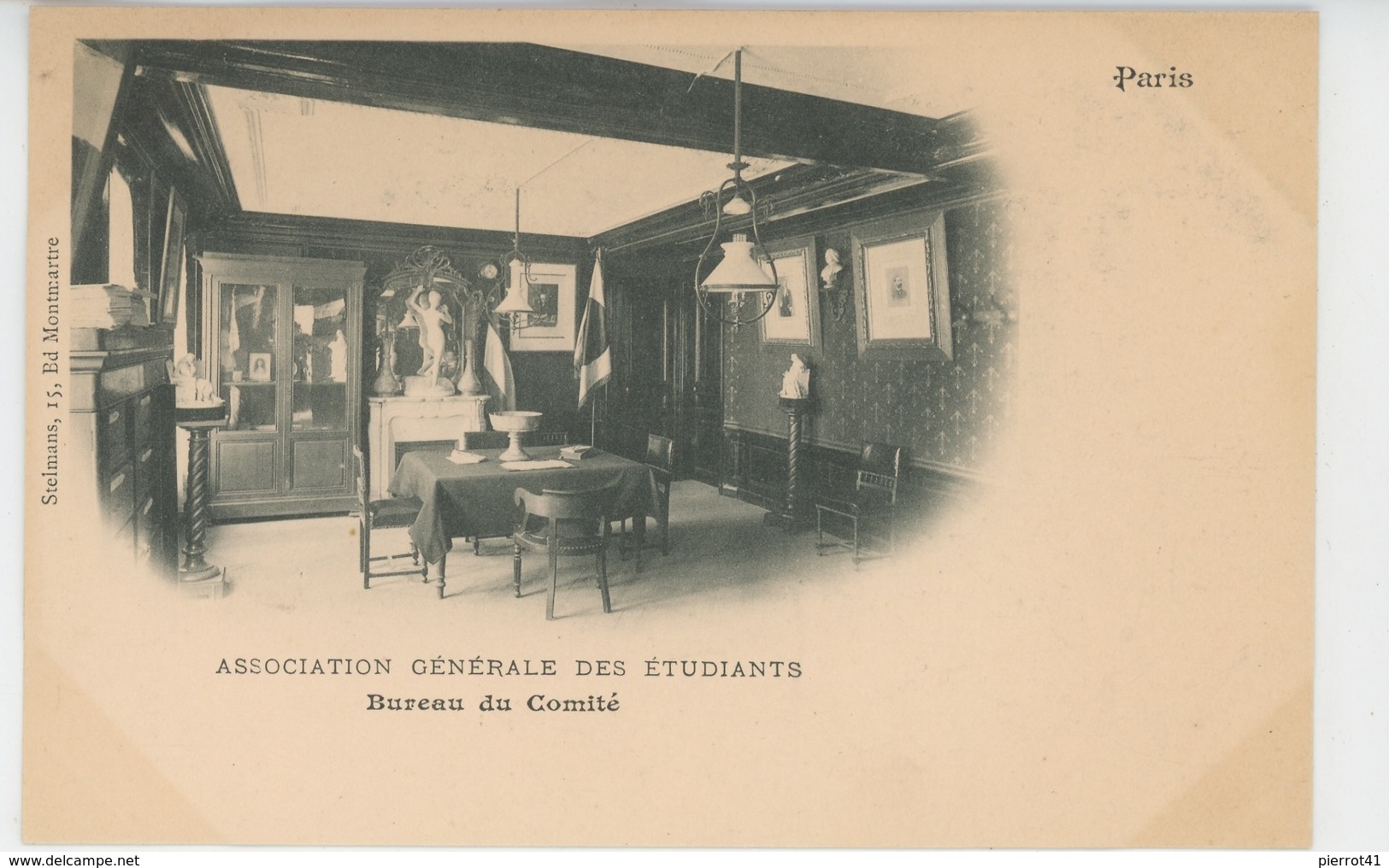 PARIS - ASSOCIATION GENERALE DES ETUDIANTS - Bureau Du Comité (carte Précurseur ) - Onderwijs, Scholen En Universiteiten