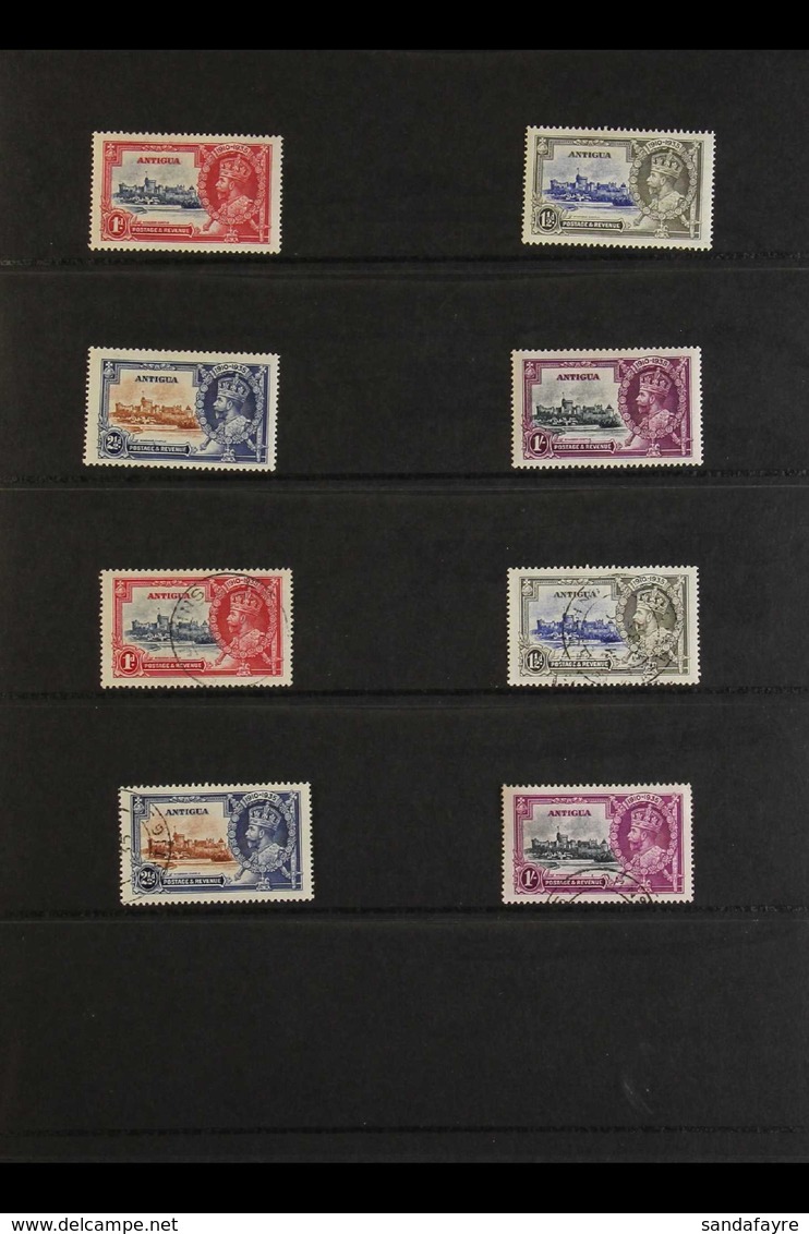 1935 SILVER JUBILEE  Collection Of British Empire Sets On Hagner Leaves In An Album. With 21 Different Mint Sets Includi - Other & Unclassified