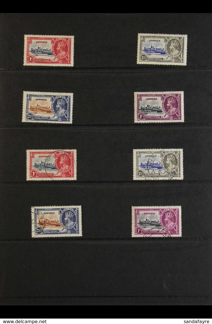 1935 SILVER JUBILEE  Collection Of British Empire Sets On Hagner Leaves In An Album. With 21 Different Mint Sets Includi - Sonstige & Ohne Zuordnung