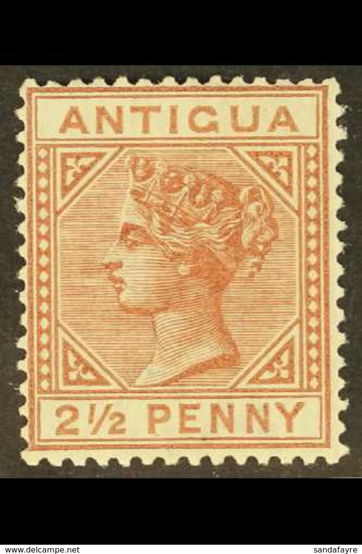 1882  2½d Red Brown, Watermark Crown CA, SG 22, Very Fine Mint. For More Images, Please Visit Http://www.sandafayre.com/ - Andere & Zonder Classificatie