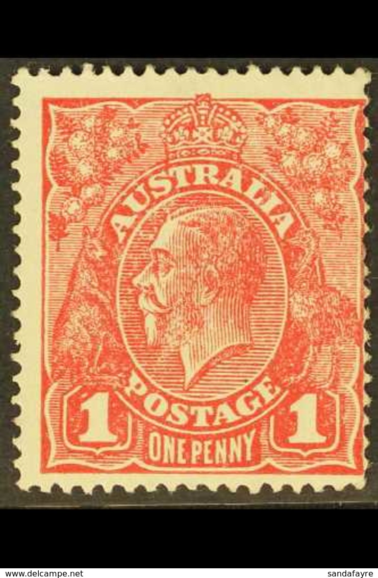 1916-18  1d Rose Red (Rough Paper) Die II, SG 47i, Centred Right, Fine Mint With Some Light Gum Graze For More Images, P - Altri & Non Classificati