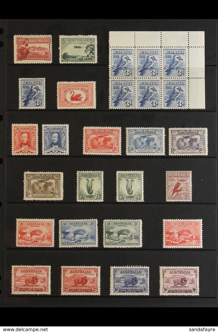 1927-36 KGV MINT COMMEMORATIVES COLLECTION  An Attractive Mint Collection (without Definitives) Presented On A Pair Of S - Autres & Non Classés