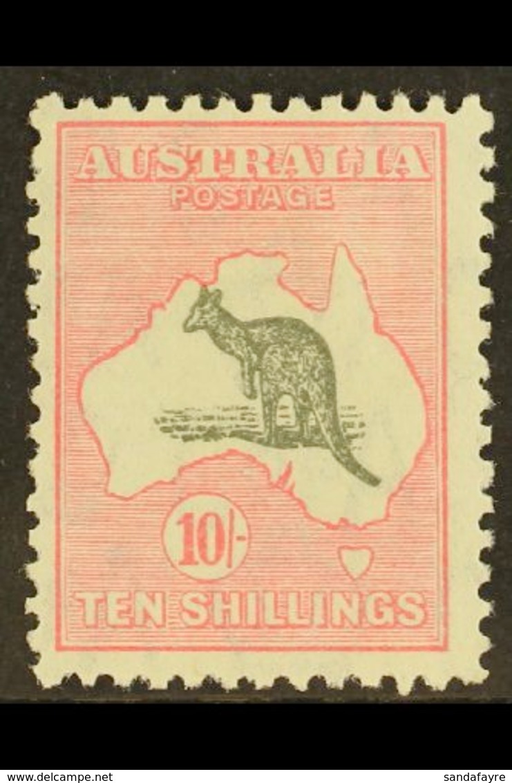 1931-36  10s Grey & Pink Roo, SG 136, Fine Mint, Lovely Fresh Colour. For More Images, Please Visit Http://www.sandafayr - Autres & Non Classés