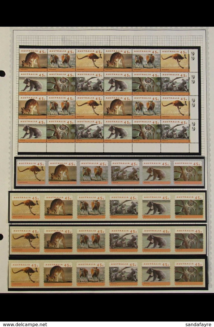 1994 NEVER HINGED MINT COLLECTION WITH GUTTER MULTIPLES  Presented In Mounts On Album Pages. We See A Highly Complete Co - Sonstige & Ohne Zuordnung