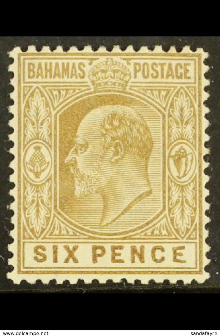 1911  6d Bistre-brown, Wmk Mult Crown CA, With MALFORMED "E" Variety, SG 74a, Lightly Hinged Mint. For More Images, Plea - Altri & Non Classificati
