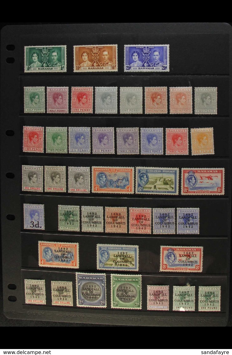 1937-52 KGVI MINT COLLECTION  Presented On Stock Pages. Includes 1938-52 Definitive Shaded Range To Different 1s, 1942 L - Andere & Zonder Classificatie