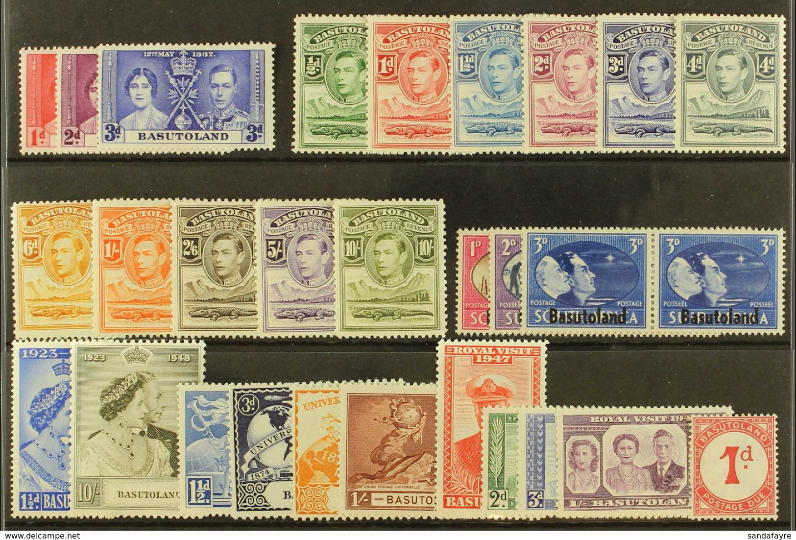 1937-52 KGVI COMPLETE.  A Complete Collection From Coronation To The UPU Set, SG 18/41, Fine Mint (30+ Stamps) For More  - Altri & Non Classificati