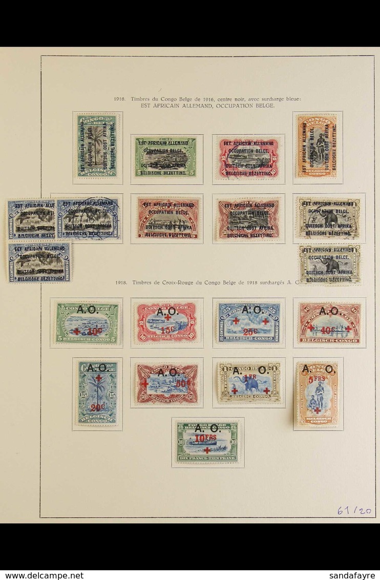 RUANDA-URUNDI  1916-1961 Fine Mint And Used Collection On Printed Album Pages With A High Level Of Completion For The Pe - Other & Unclassified
