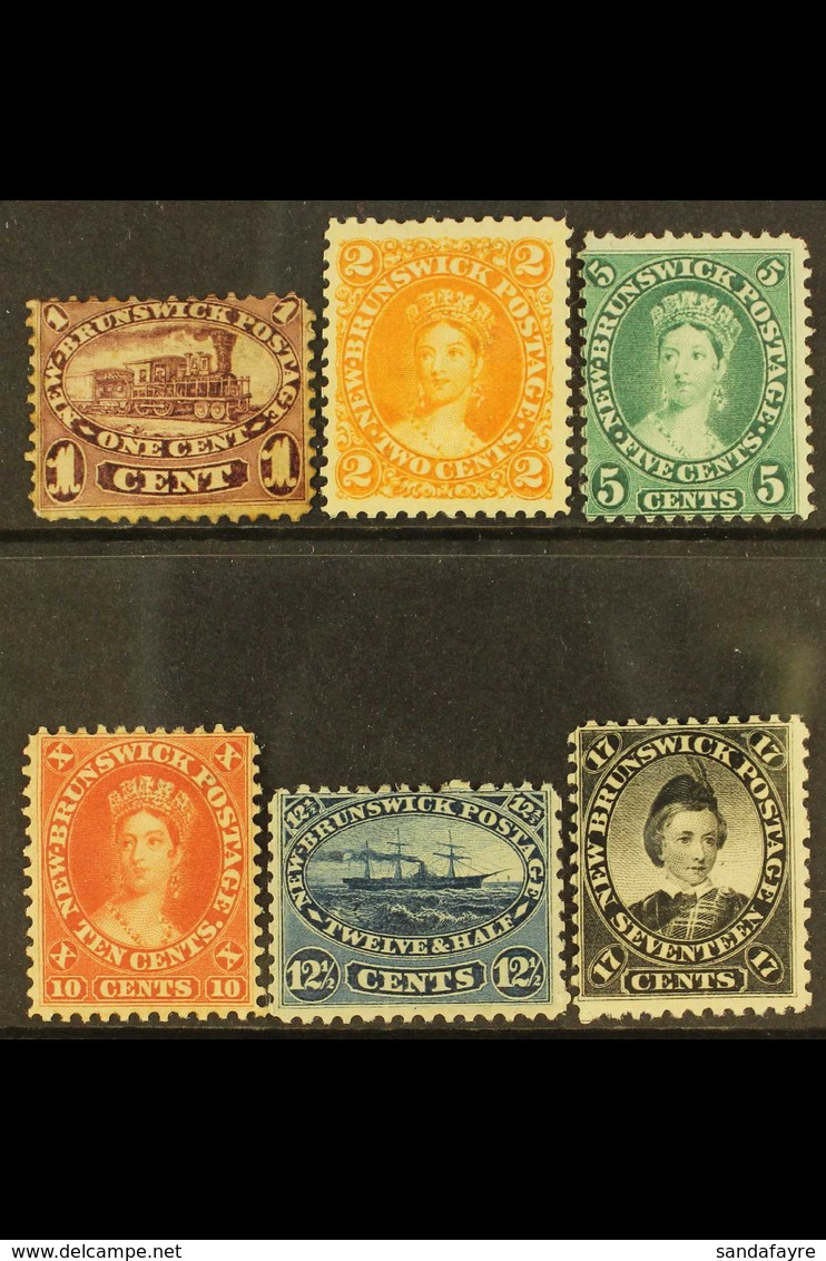 1860-63  Issued Set, One Of Each Value, SG 7/19, Mint, The 2c Without Gum. (6 Stamps) For More Images, Please Visit Http - Altri & Non Classificati