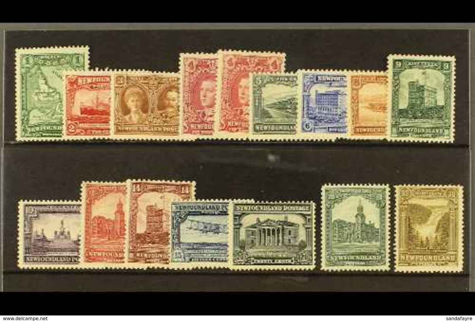 1928-29  Publicity Issue (DLR Printing) Complete Set Incl 4c Both Shades, SG 168/178 Plus 167a, Very Fine Mint. (16 Stam - Other & Unclassified