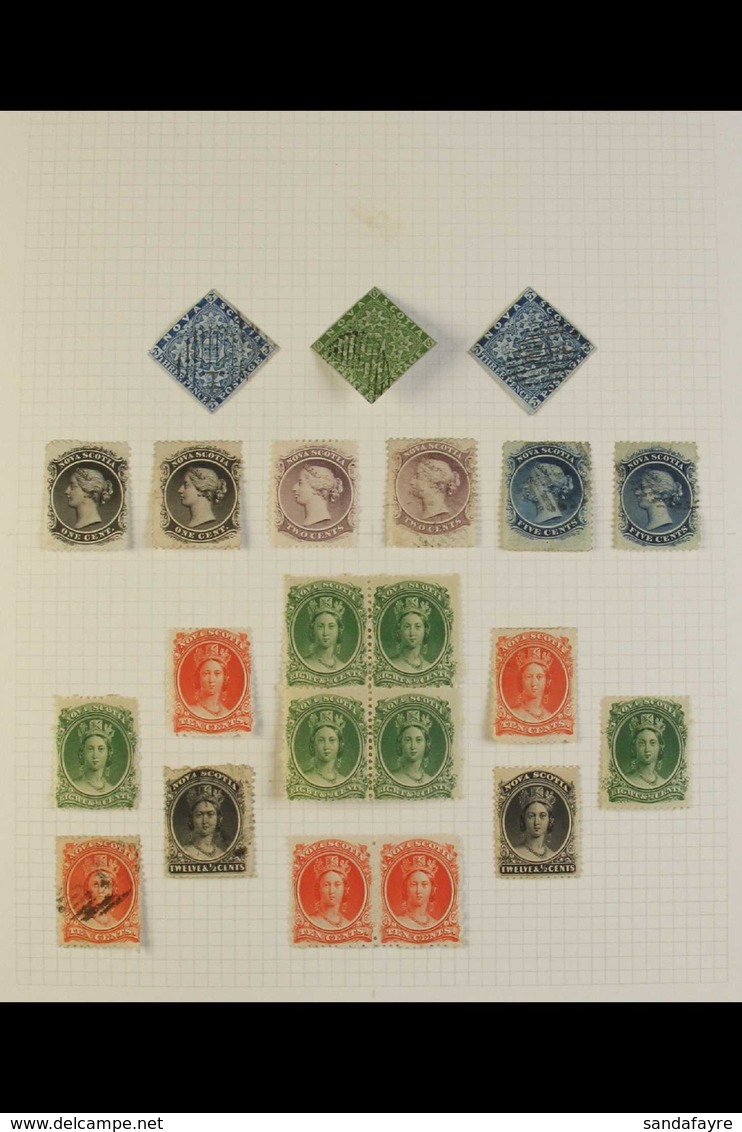 1851 - 1863 MINT AND USED SELECTION  Useful Collection Of Classic Issues With 1851 3d Blue (2, Both 3 Margins) And 6d Ye - Sonstige & Ohne Zuordnung