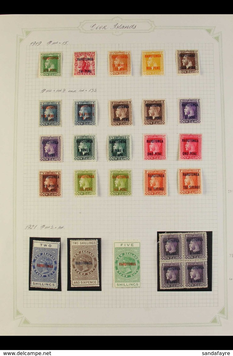 1919-1970 VERY FINE MINT COLLECTION.  An Attractive Collection, Neatly Presented On Album Pages That Includes 1919 Set W - Cook