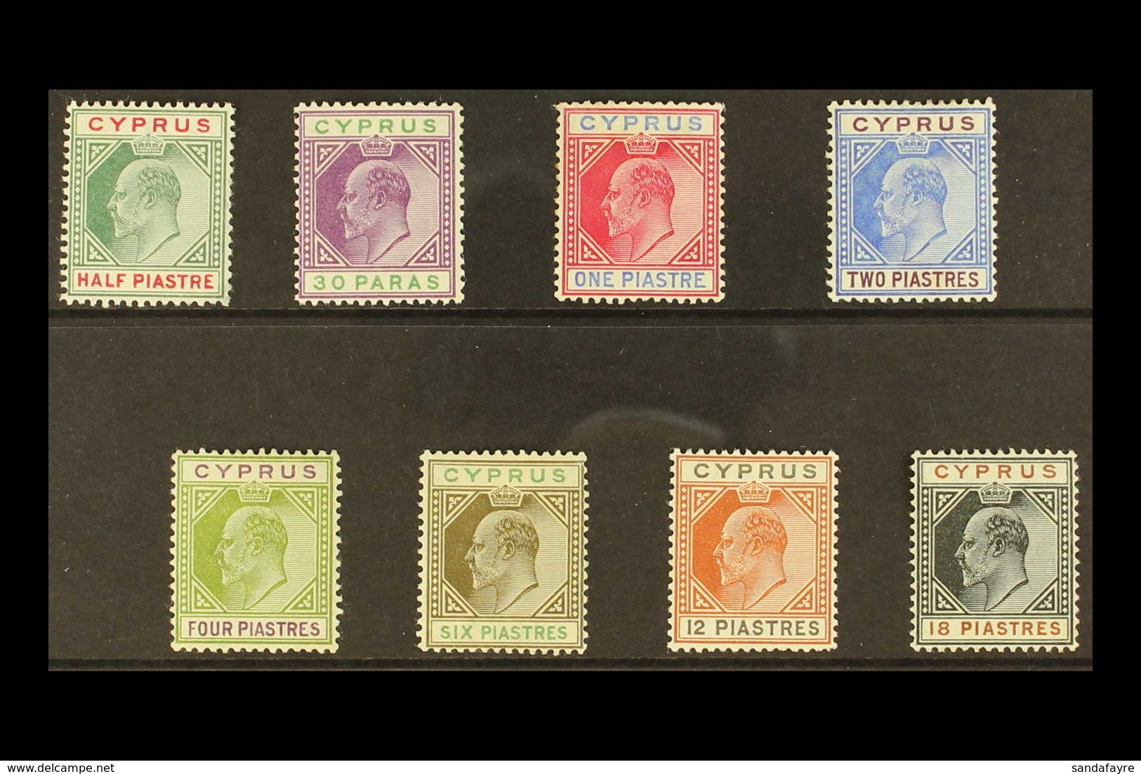 1894  Ed VII Set To 18pi Complete, SG 40/48, Very Fine Mint (½p Gum Thin). (8 Stamps) For More Images, Please Visit Http - Andere & Zonder Classificatie