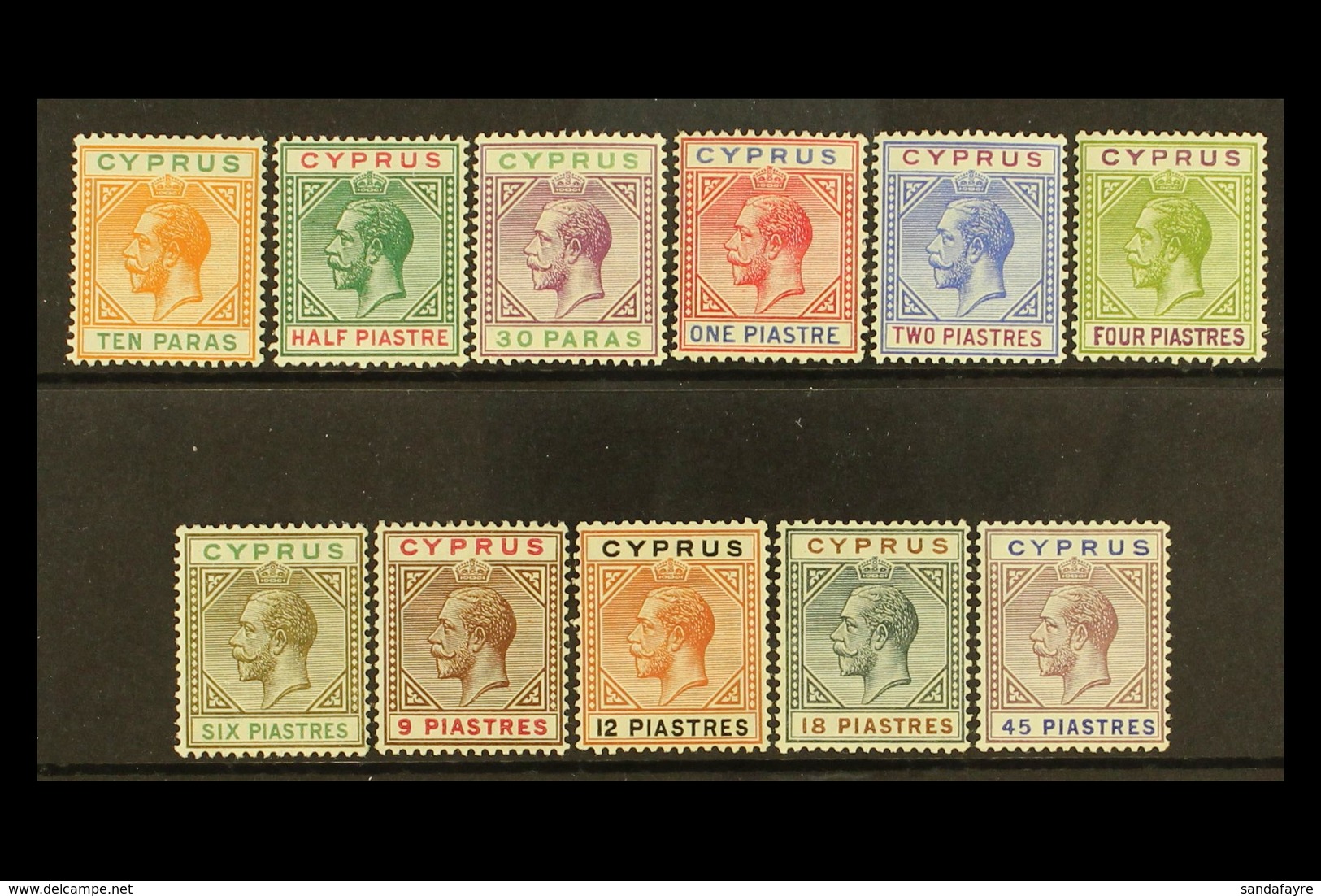 1912-15  (wmk Mult Crown CA) KGV Definitives Complete Set, SG 74/84, Very Fine Mint. (11 Stamps) For More Images, Please - Andere & Zonder Classificatie