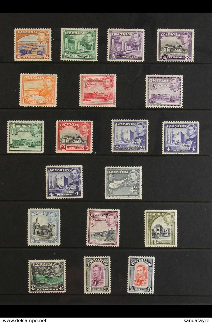 1938-51  KGVI Definitives Complete Set, SG 151/63, Very Fine Mint. (19 Stamps) For More Images, Please Visit Http://www. - Andere & Zonder Classificatie