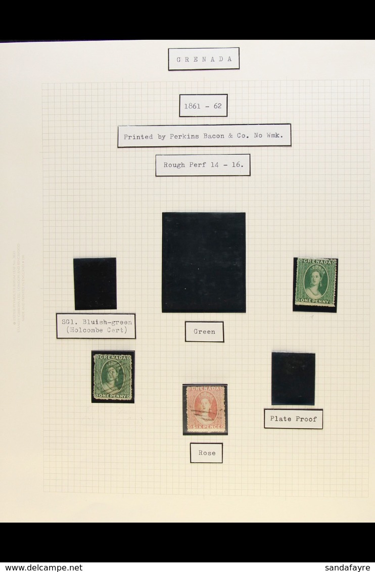 1861-86 BALANCE OF A DISPLAY COLLECTION  Superb Mint And Used Collection With Many Very Fine Items, Includes 1861 1d Gre - Grenada (...-1974)