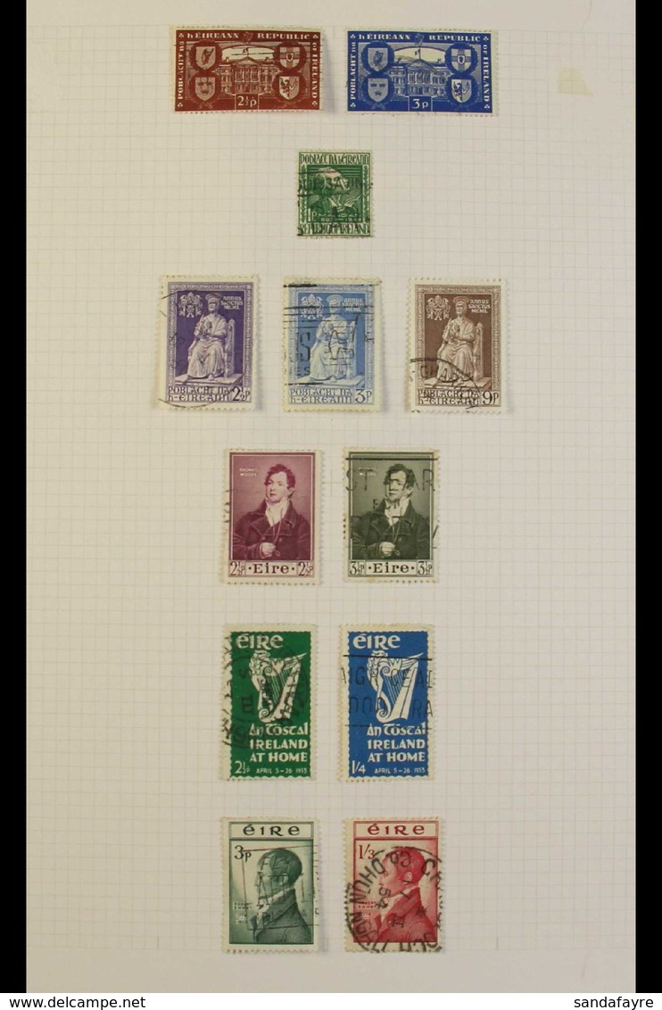 1922-1972 FINE USED COLLECTION  With A COMPLETE RUN OF COMMEMORATIVES From 1929 Catholic Emancipation Right Through To 1 - Autres & Non Classés