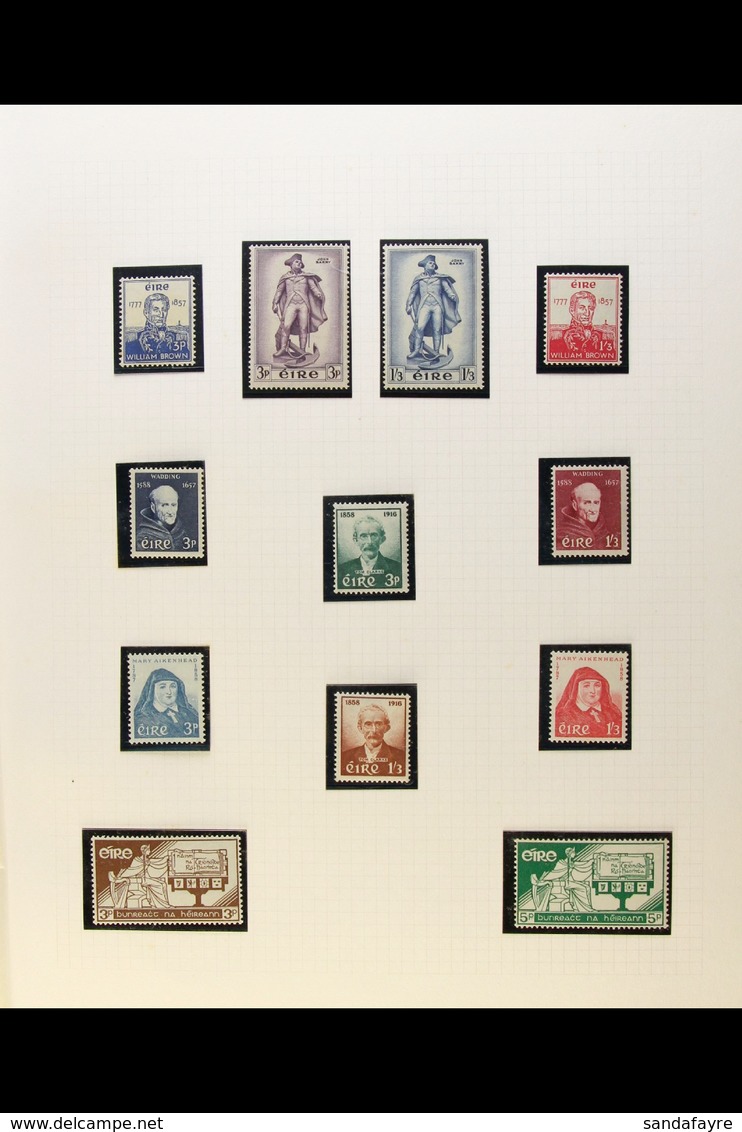 1956-1984 COMPREHENSIVE NEVER HINGED MINT COLLECTION  In Hingeless Mounts On Leaves, All Different, Highly Complete For  - Altri & Non Classificati