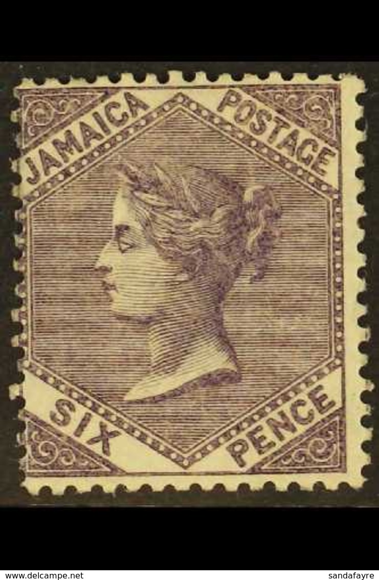 1860-7 0  6d Deep Purple, SG 5b, Very Fine Mint With Good Perfs And Lovely Deep Colour. For More Images, Please Visit Ht - Giamaica (...-1961)