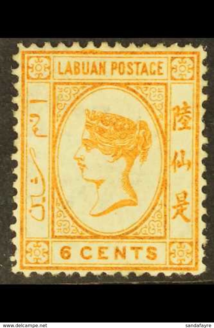 1880-82  6c. Orange-brown, SG 6, Fine Mint. For More Images, Please Visit Http://www.sandafayre.com/itemdetails.aspx?s=6 - Borneo Del Nord (...-1963)