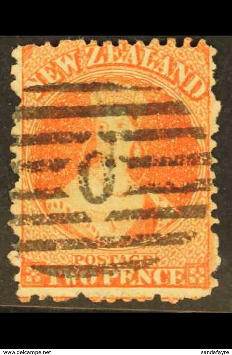 1873  2d Vermilion, Wmk "N Z", Perf 12½, SG 141, Fine Used With Barred "O" Cancel. For More Images, Please Visit Http:// - Altri & Non Classificati