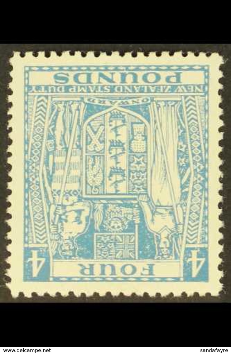 1940-58  Postal Fiscal £4 Light Blue, Inverted Watermark, SG F210, Very Fine Mint For More Images, Please Visit Http://w - Other & Unclassified