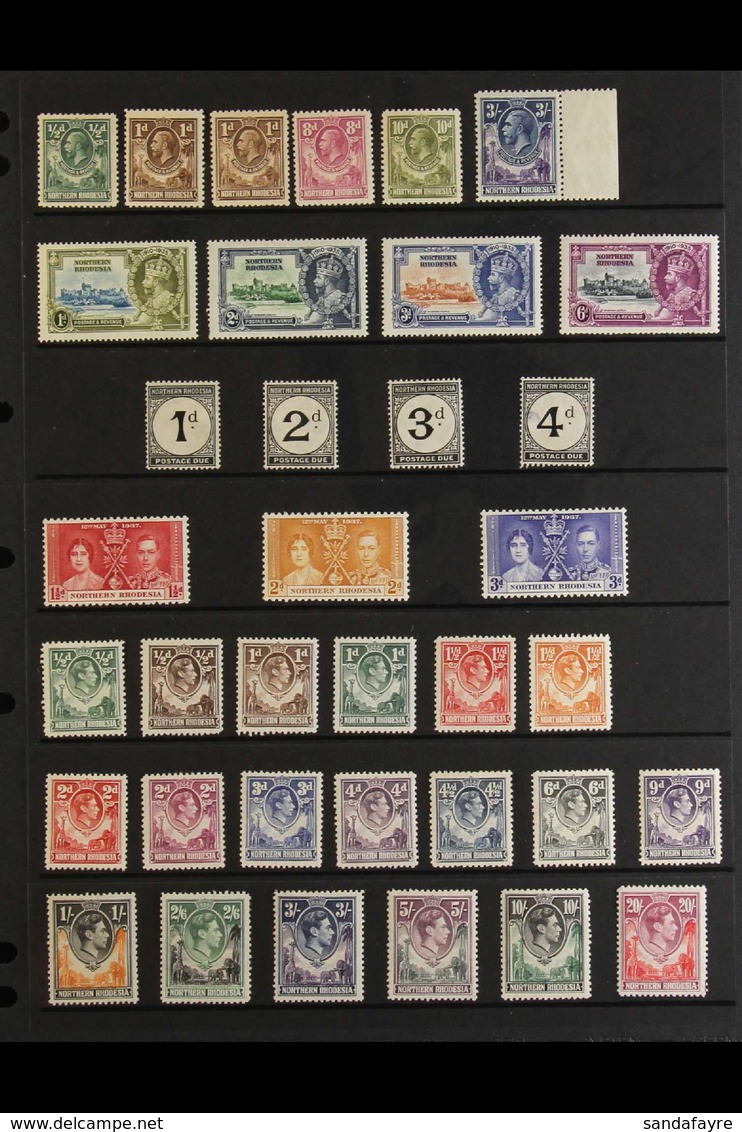 1925-53 VERY FINE MINT COLLECTION  An Attractive Collection With Sets, High Values & A Selection Of NHM Blocks Of 4 Pres - Noord-Rhodesië (...-1963)
