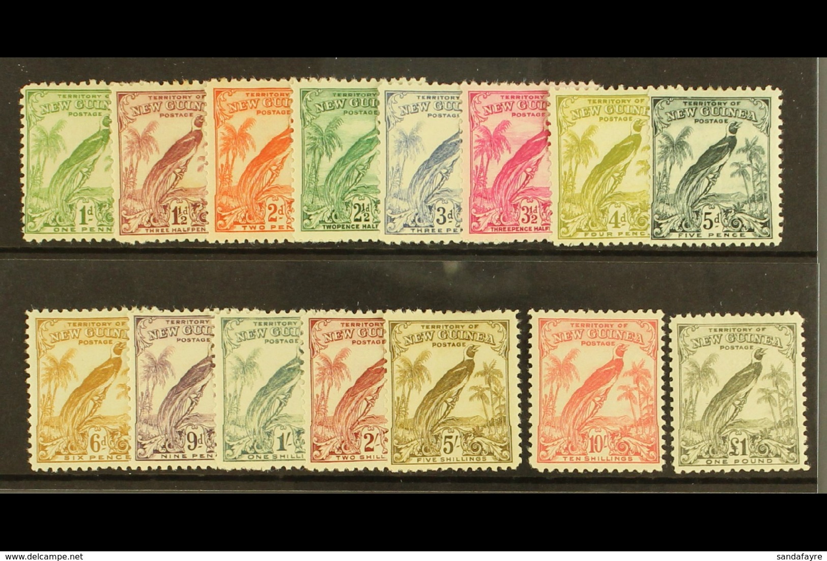 1932  10th Anniv Set (without Dates),  SG 177/89, Very Fine And Fresh Mint. (15 Stamps) For More Images, Please Visit Ht - Papua-Neuguinea