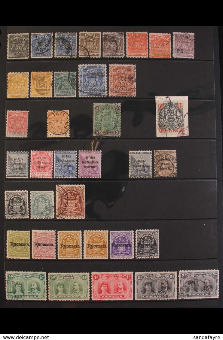 1892-1913 MINT & USED COLLECTION  On Stock Pages, Includes 1892-93 To 2s (x2), 5s (x2) & 10s, Plus £1 & £10 Fiscally Use - Andere & Zonder Classificatie