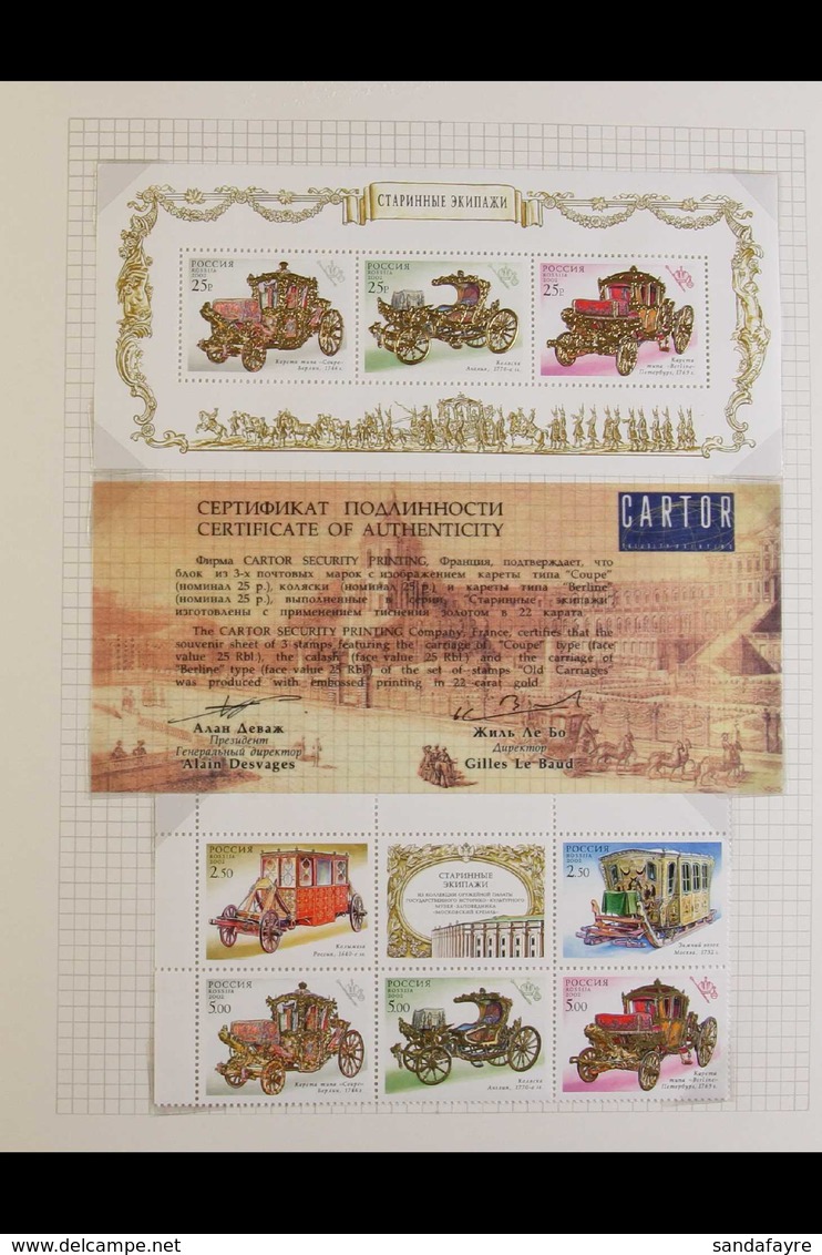 SURPRISING COLLECTION IN A LARGE FOLDER  1954-2003 Mint And Used Assembly Mostly Comprising Topicals With Many Covers An - Altri & Non Classificati