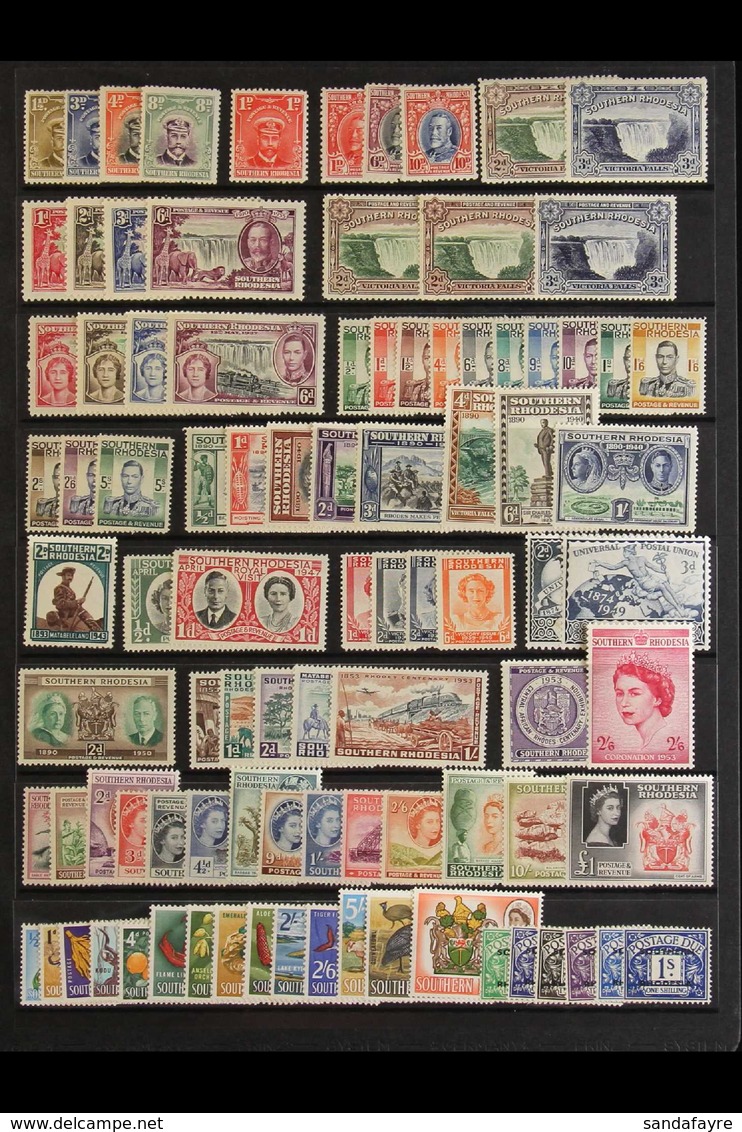 1924-64 FINE MINT COLLECTION  Presented On A Stock Pages & Includes 1924 To 8d, 1932 Falls 2d And 3d, 1935 Jubilee Set,  - Rhodesia Del Sud (...-1964)