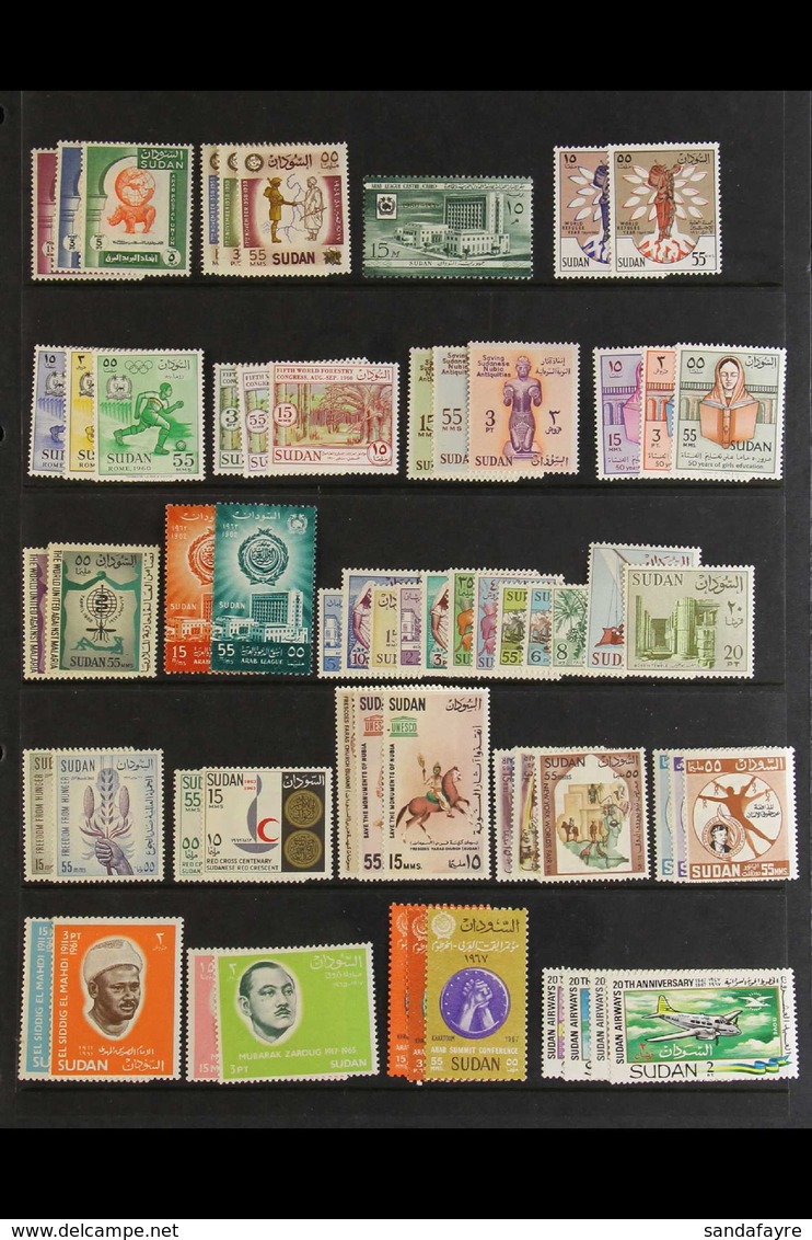 1951-1978 NEVER HINGED MINT COLLECTION  On Stock Pages, ALL DIFFERENT Chiefly Complete Sets, Includes 1951-61 Set (ex 1m - Sudan (...-1951)