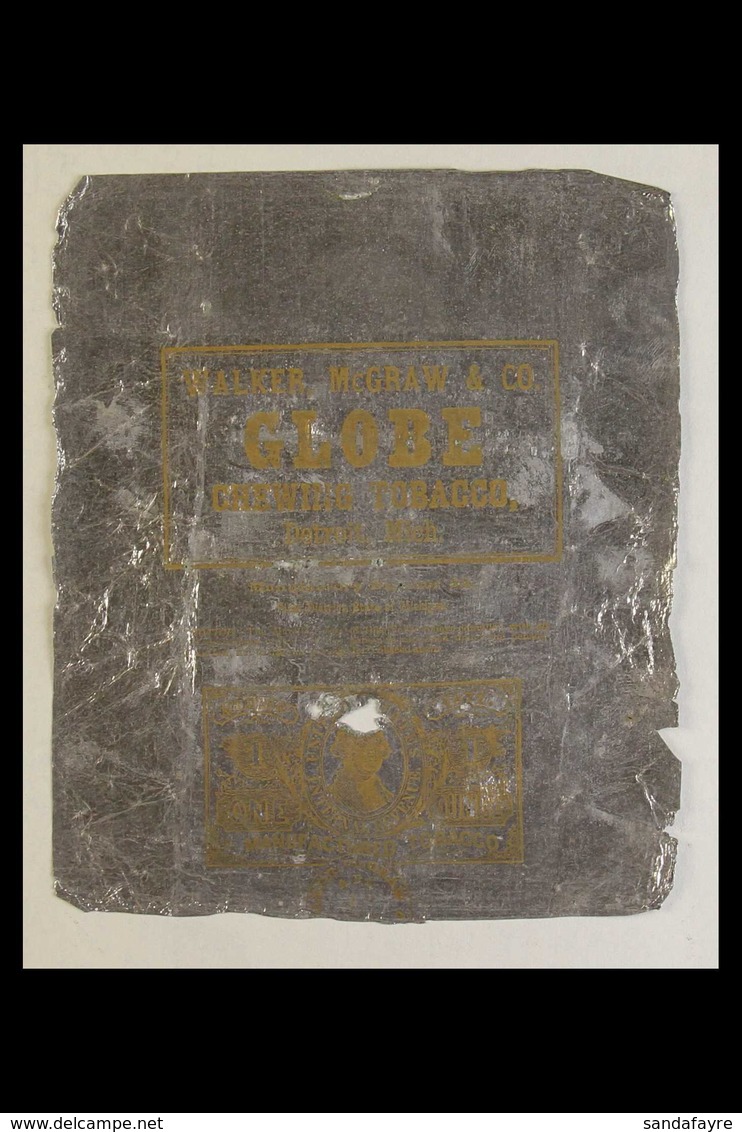 REVENUES - TIN FOIL CHEWING TOBACCO  Late 19th/ Early 20th Century Fragile Group Of Chewing Tobacco Wrappers, Various Ma - Altri & Non Classificati